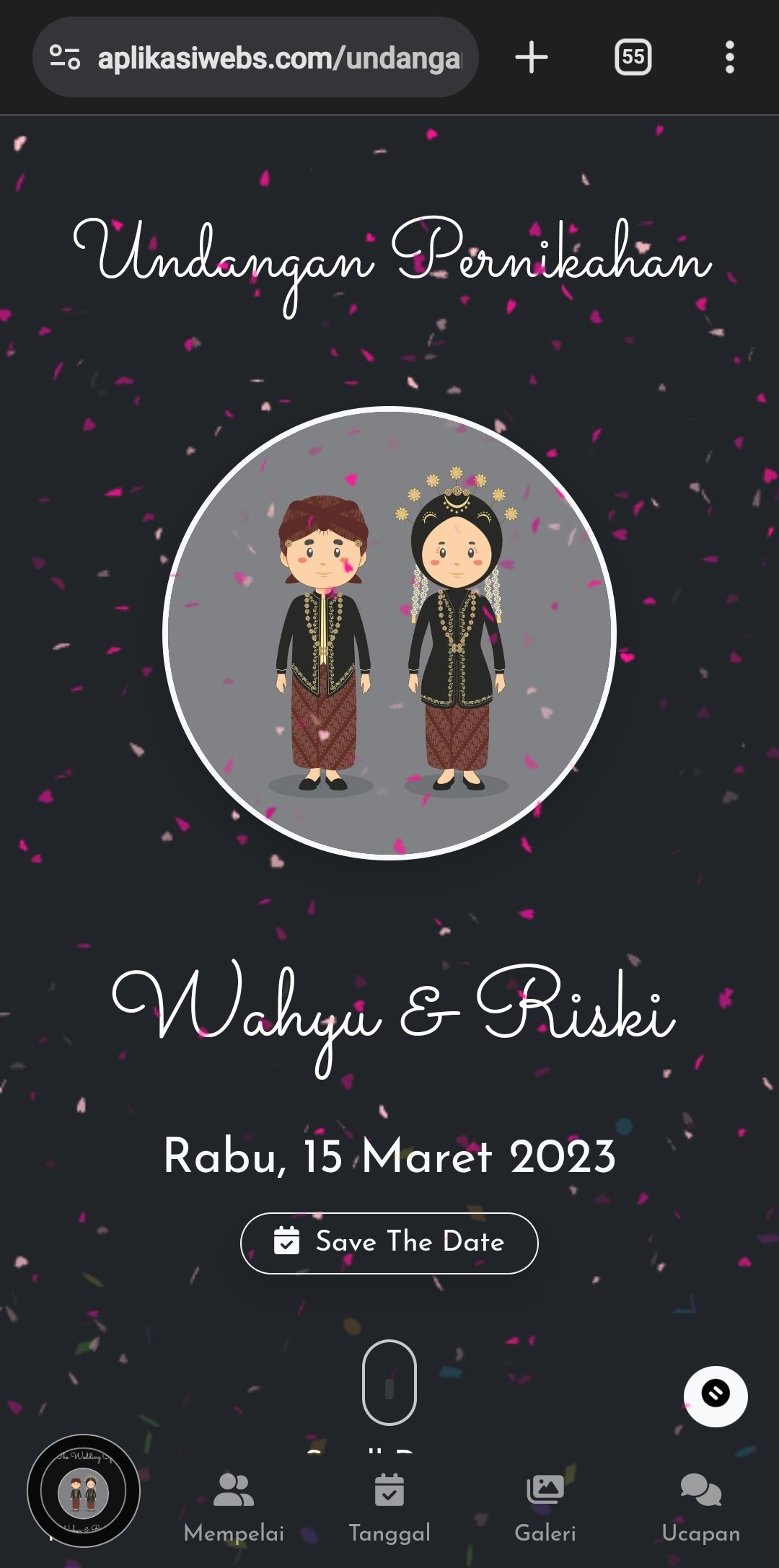 Website Undangan Pernikahan Online Digital Wedding Invitation - Image 2