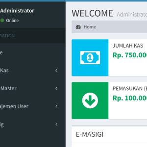 Aplikasi Web Kas Keluar Masuk Dana Keuangan